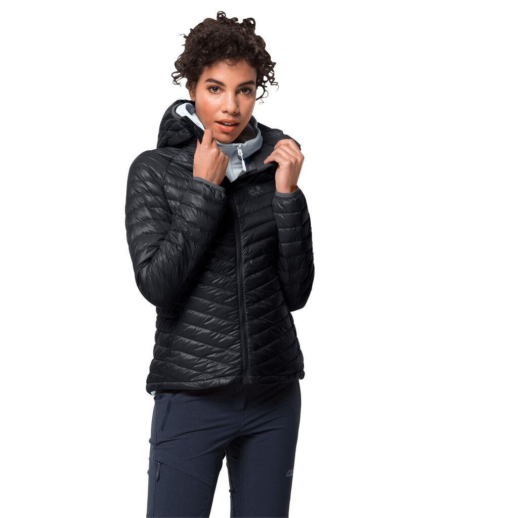 Jack Wolfskin ATMOSPHERE Vestes Femme Noir - TRLSADW-24